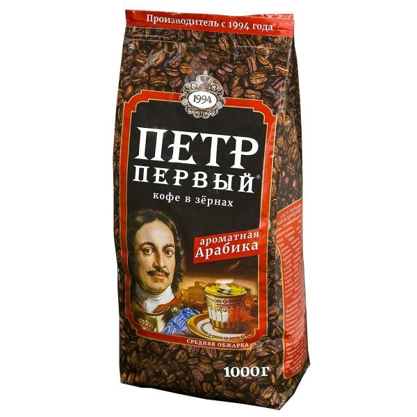 Кофе в зернах «Петр Первый» 1000г